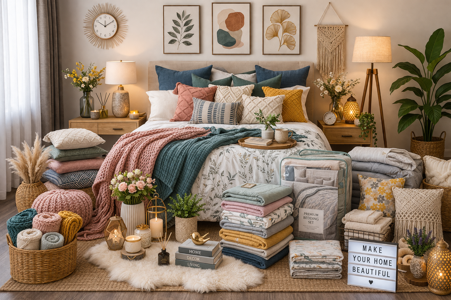 Home Décor & Bedding
