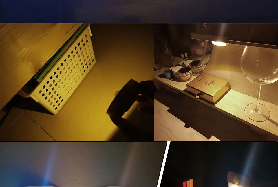 PIR Motion Sensor LED Night Light for Cabinet, Closet & Stairs