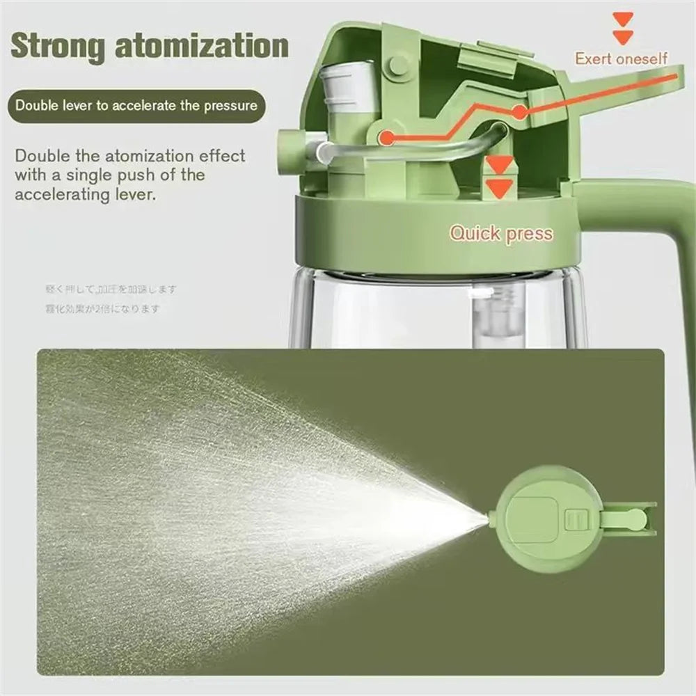 470ML 2-in-1 Glass Olive Oil Sprayer & Dispenser Bottle for Cooking