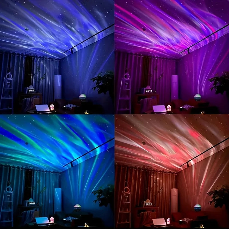 LED Starry Night Sky Aurora Galaxy Projector Light with Remote Control