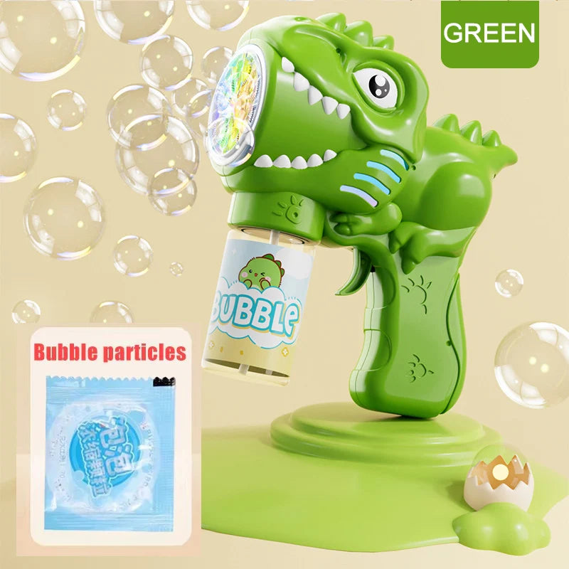 Automatic Rocket Bubble Blower Toy with Bubble Liquid for Kids