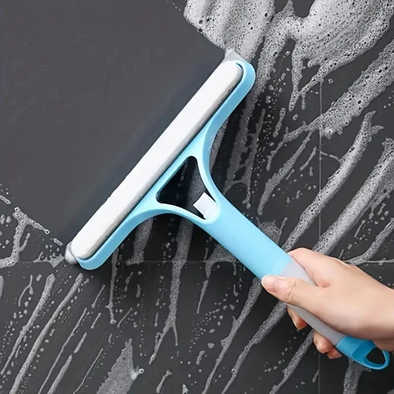 3-in-1 Window & Mirror Cleaning Spray Squeegee with Water Bottle