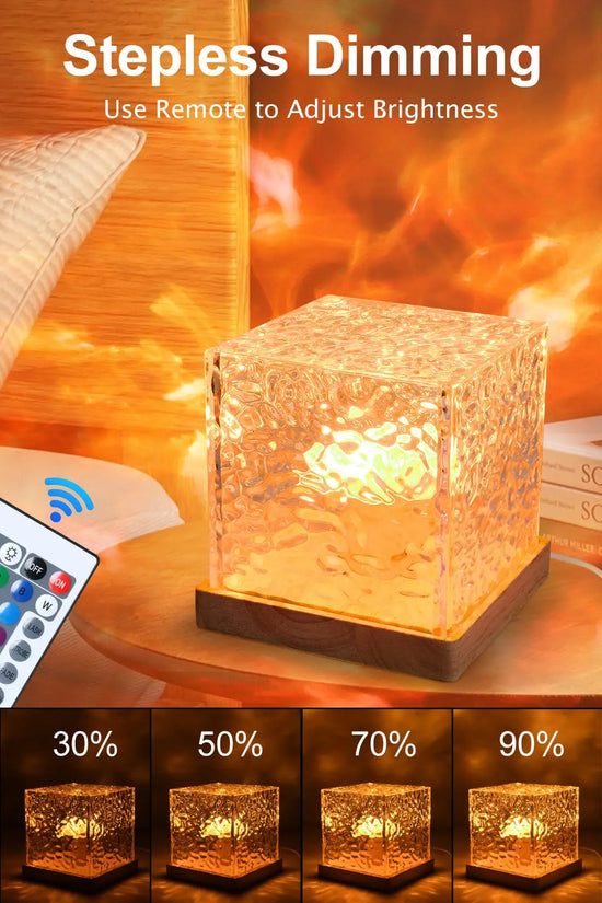 16-Color Ocean Wave Aurora Projector Lamp with Remote