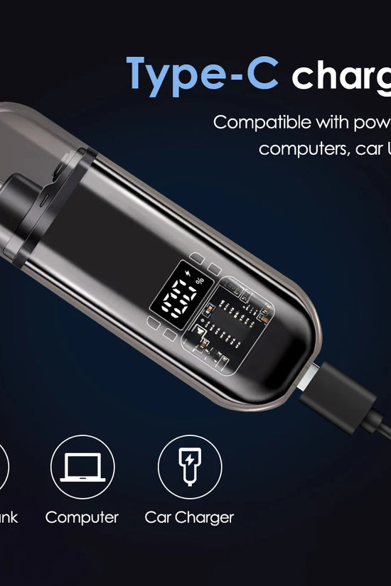 3-in-1 Rechargeable Nose Hair Trimmer with Facial Grooming Heads