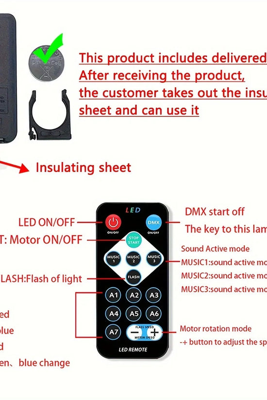 LED Northern Lights Star Projector with Remote