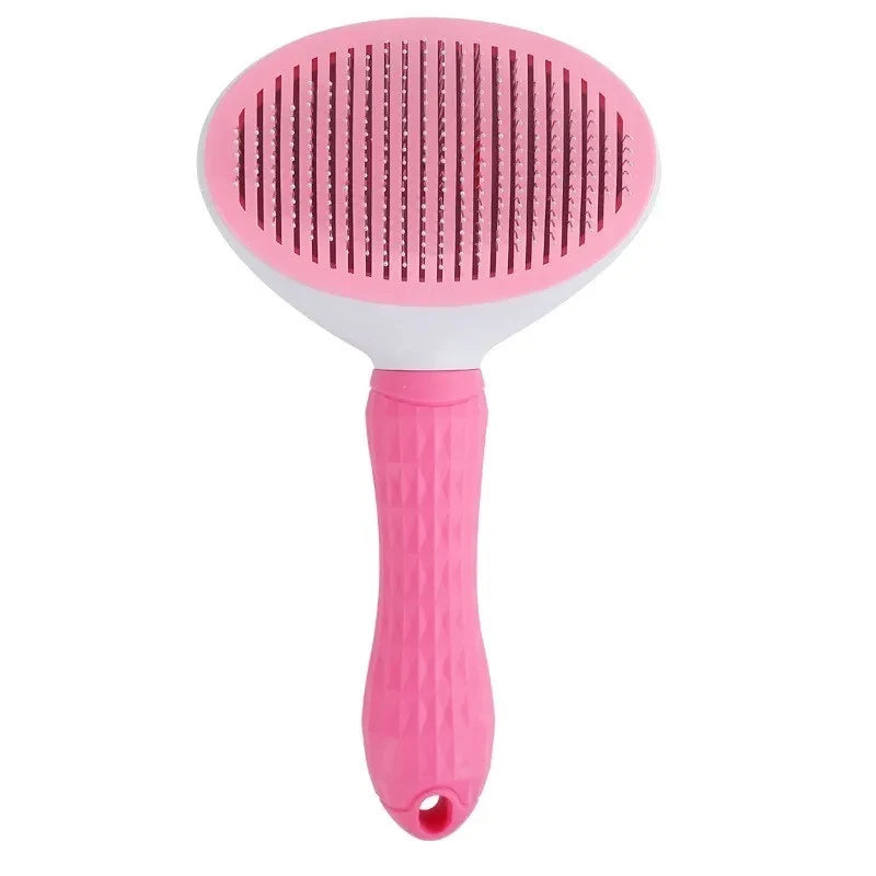 Self-Cleaning Pet Grooming Brush for Dogs & Cats Hair Removal