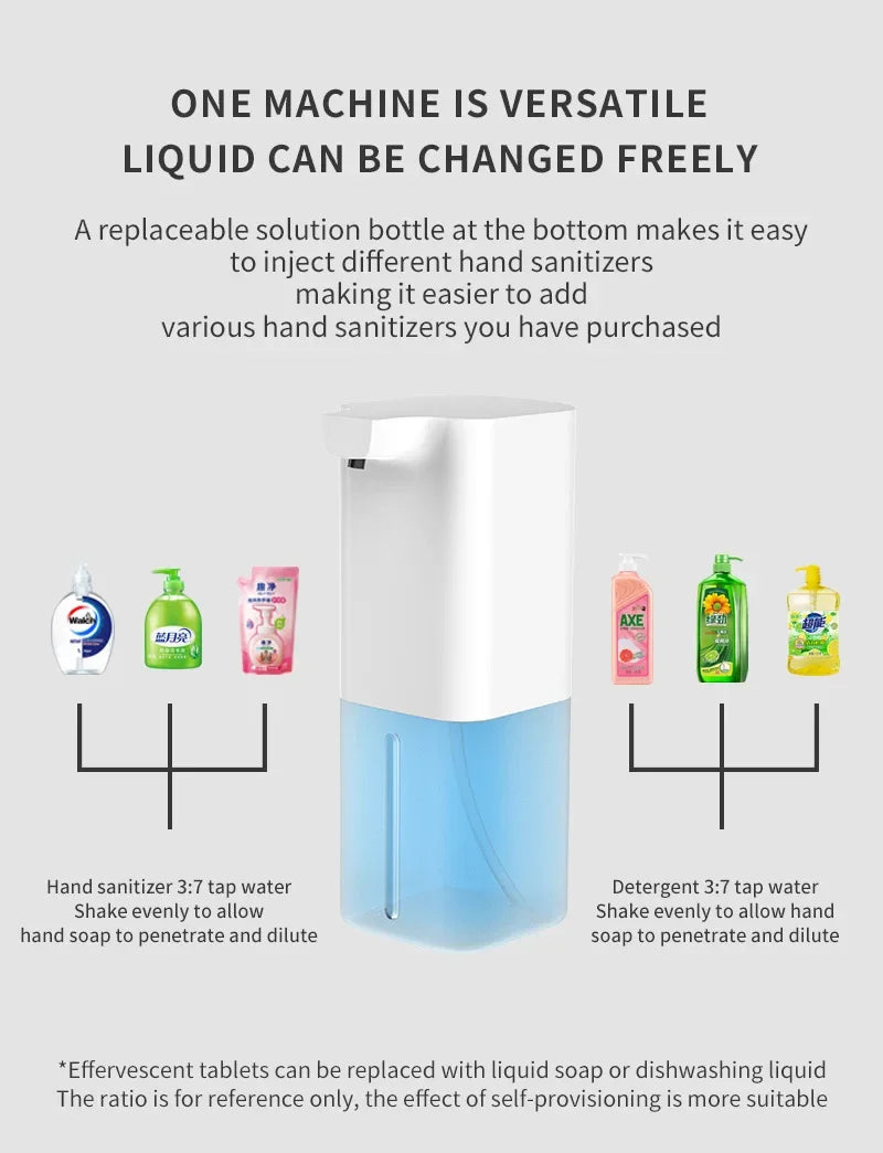 Automatic Foam Soap Dispenser with Infrared Sensor | USB Rechargeable Touchless Hand Sanitizer for Bathroom & Kitchen 🧼🚿