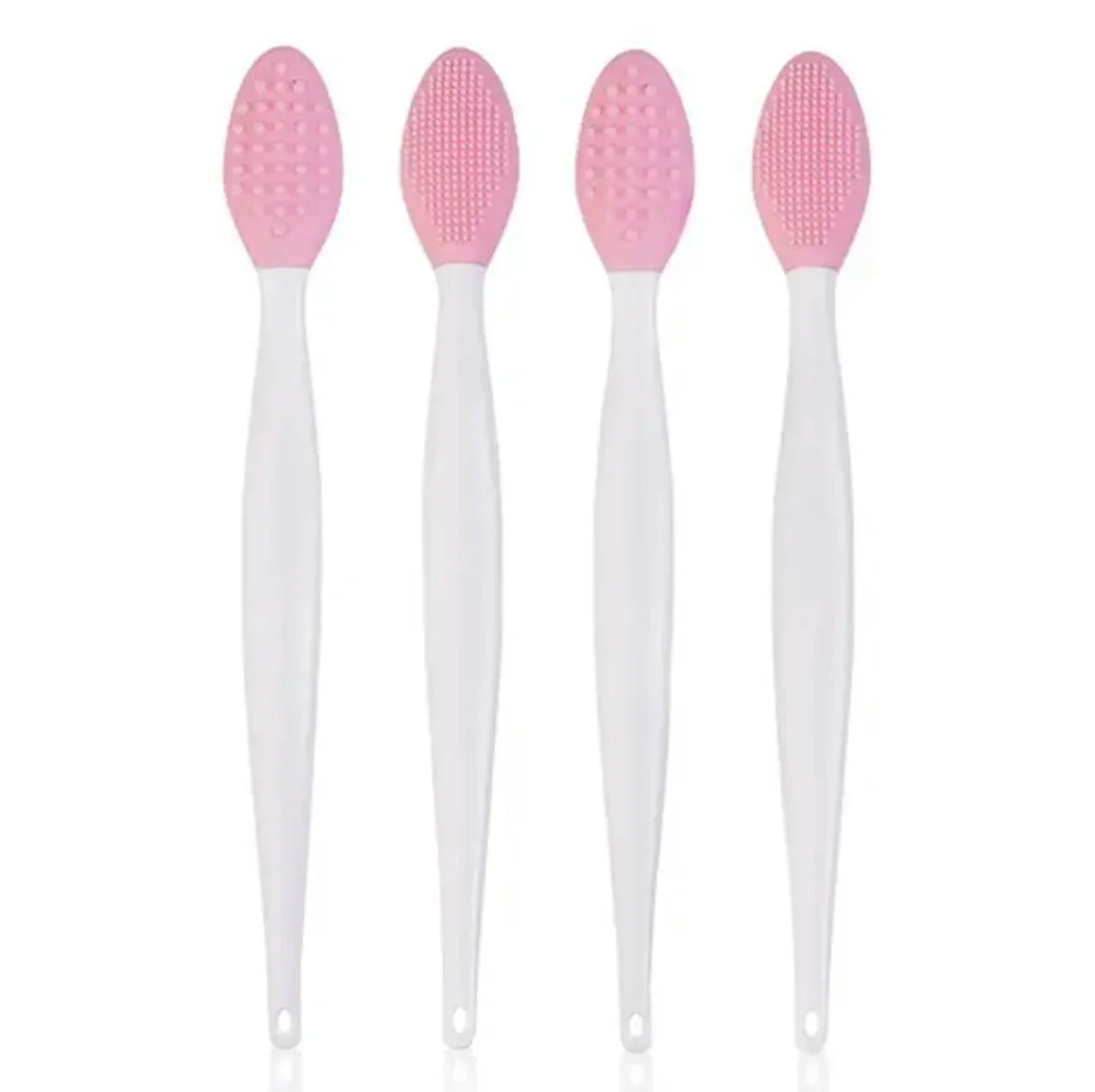 1PC/4PCS Silicone Facial Cleansing Brush for Face & Nose with Replacement Head