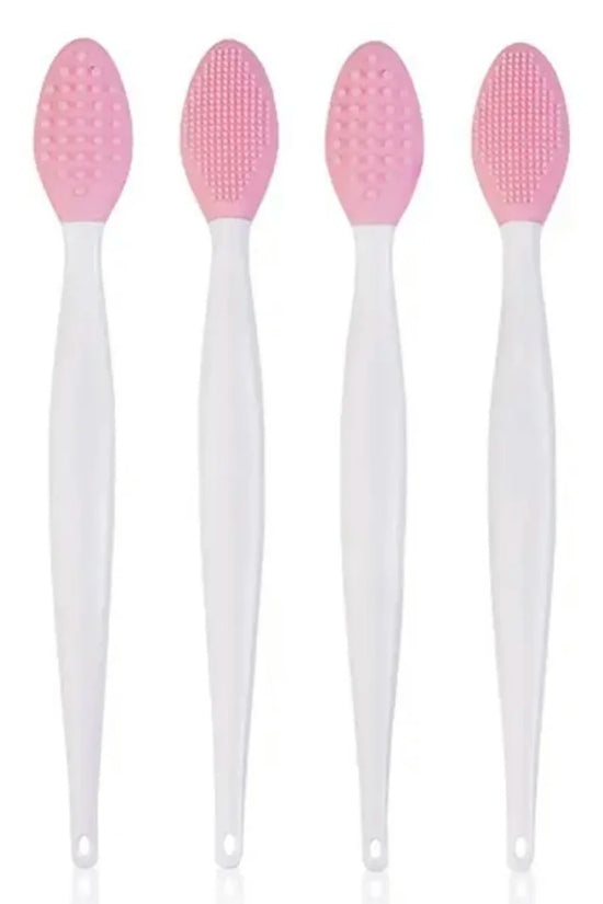 1PC/4PCS Silicone Facial Cleansing Brush for Face & Nose with Replacement Head