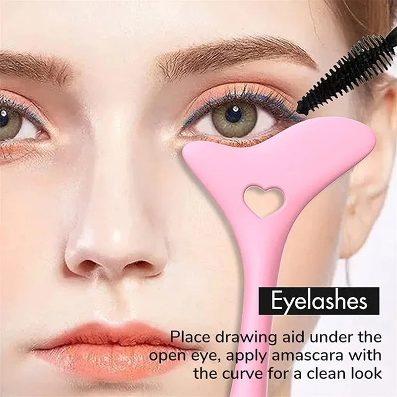 Reusable Silicone Eyeliner Stencil Wing Tips Makeup Aid Tool