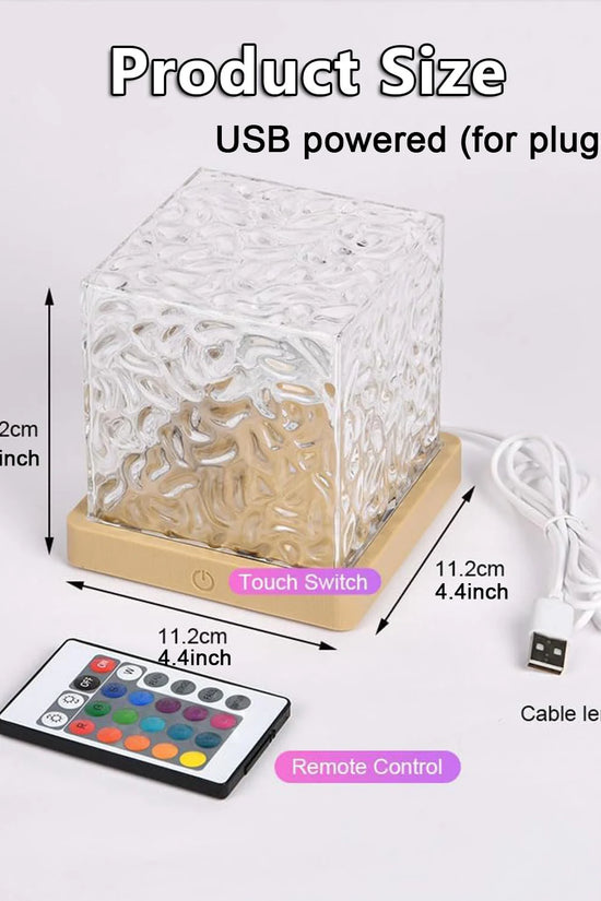 16-Color Ocean Wave Aurora Projector Lamp with Remote