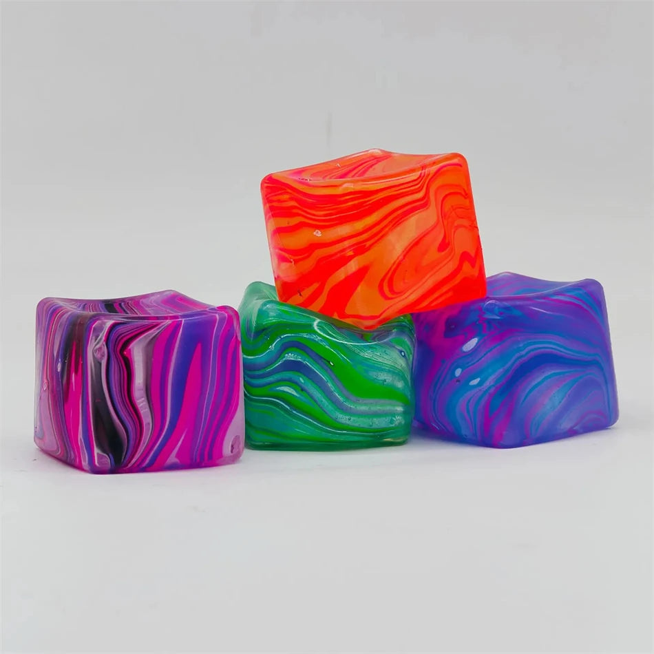 Soft Ice Ball Gel Fidget Toy - Needoh Cube Anti-Stress Sensory Toy