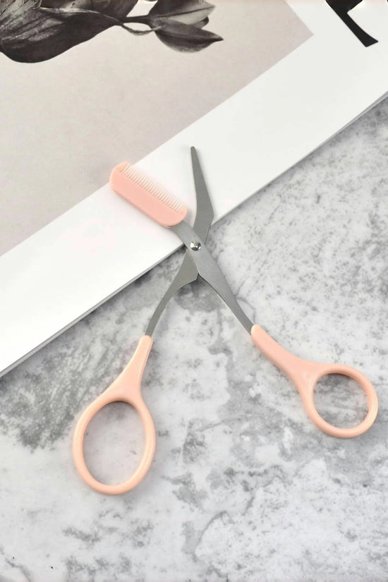 Stainless Steel Eyebrow Razor Scissor Trimmer for Beginners
