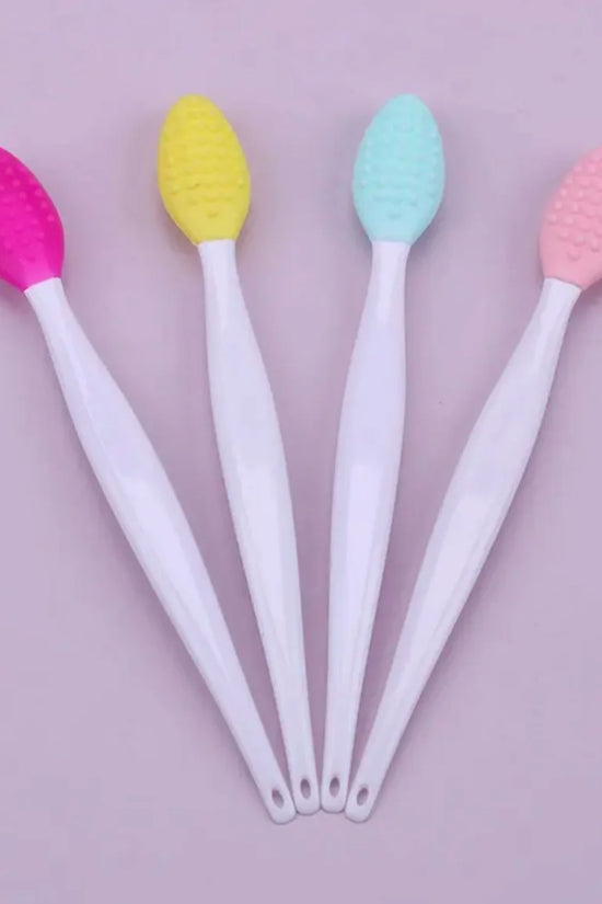 1PC/4PCS Silicone Facial Cleansing Brush for Face & Nose with Replacement Head