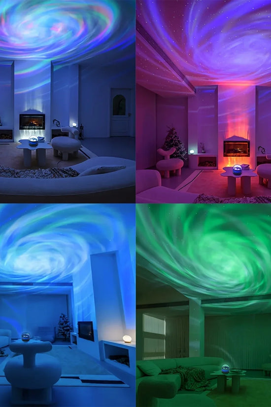 LED Northern Lights Star Projector with Remote