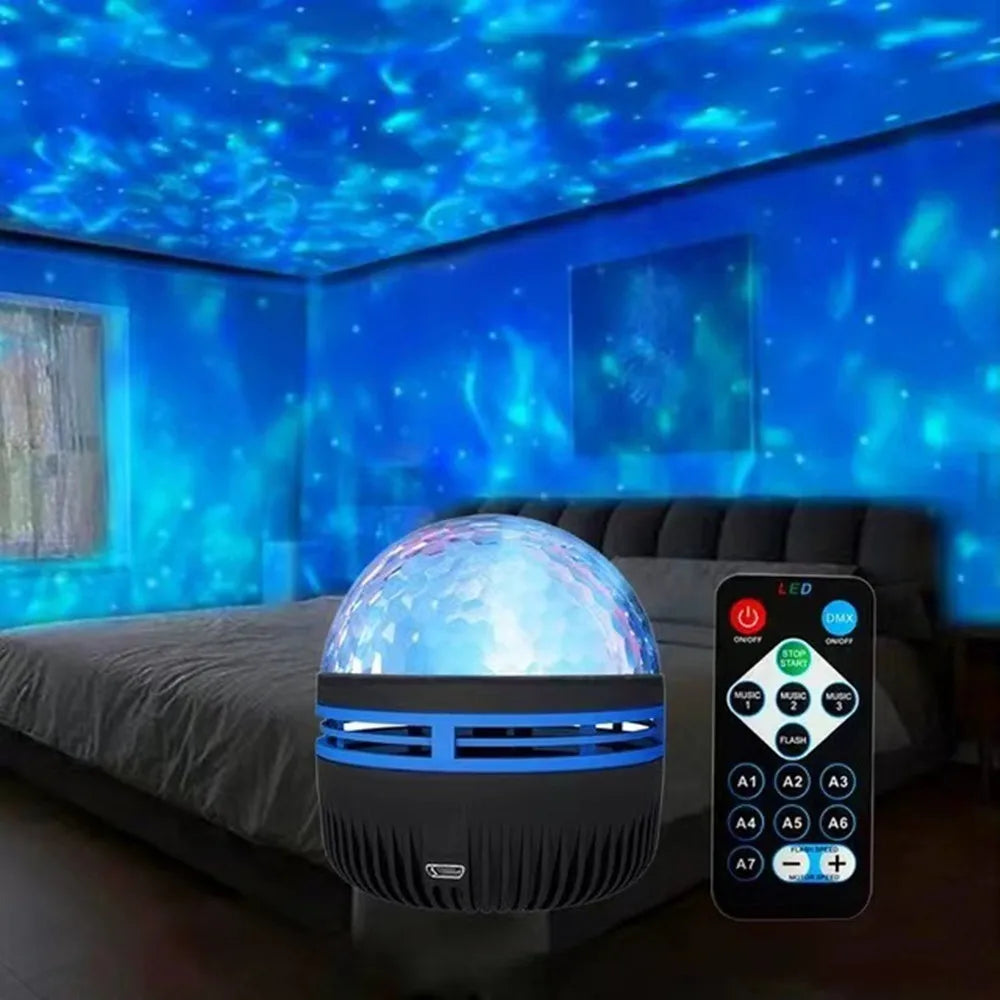 LED Northern Lights Star Projector with Remote