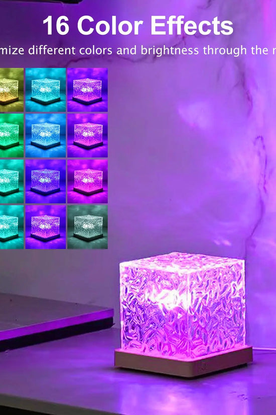 16-Color Ocean Wave Aurora Projector Lamp with Remote