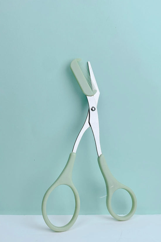 Stainless Steel Eyebrow Razor Scissor Trimmer for Beginners