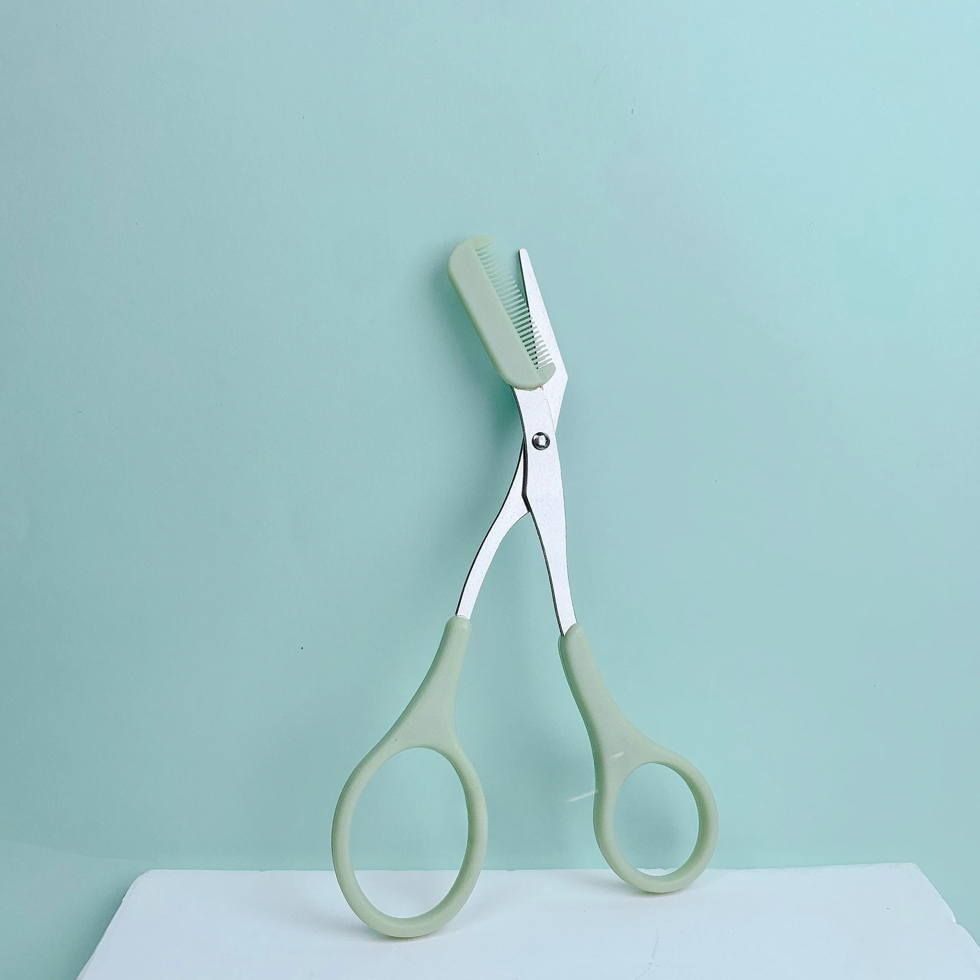 Stainless Steel Eyebrow Razor Scissor Trimmer for Beginners