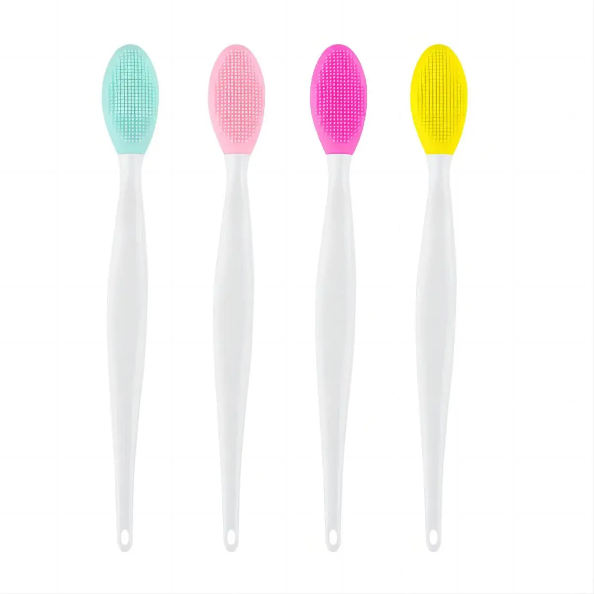 1PC/4PCS Silicone Facial Cleansing Brush for Face & Nose with Replacement Head