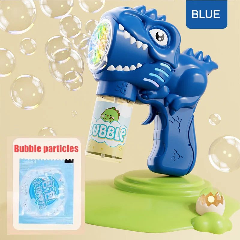 Automatic Rocket Bubble Blower Toy with Bubble Liquid for Kids