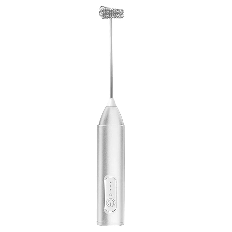 USB Rechargeable 3-Speed Handheld Milk Frother & Egg Beater