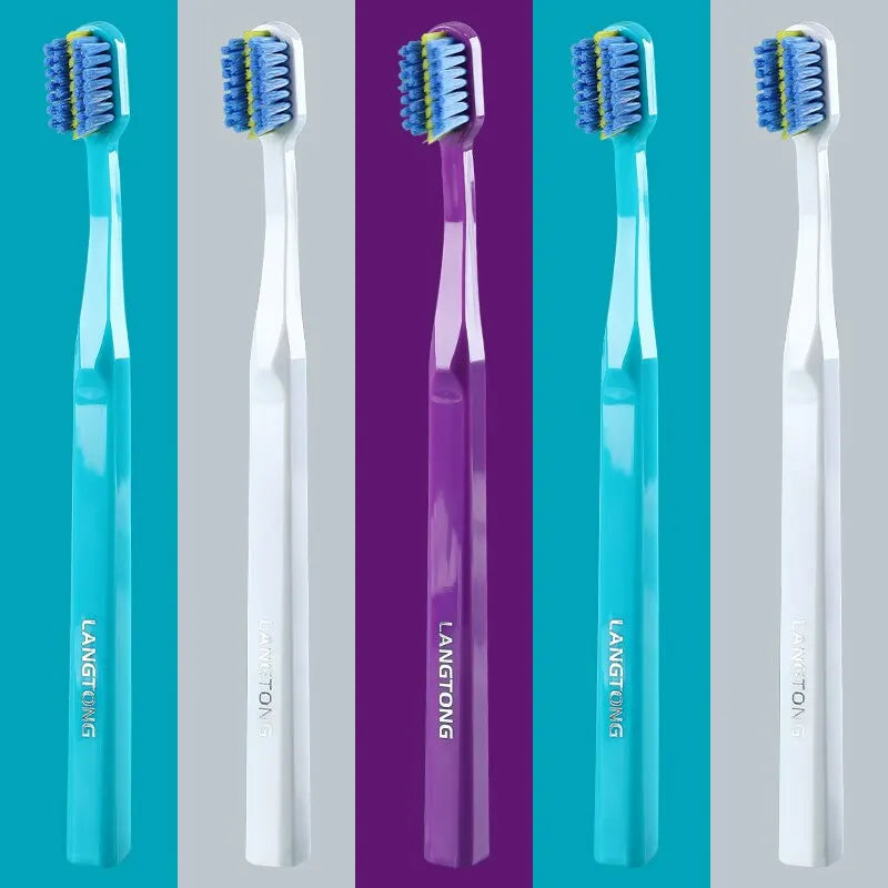 3PCS Orthodontic Soft Bristle Toothbrush Set for Braces Care