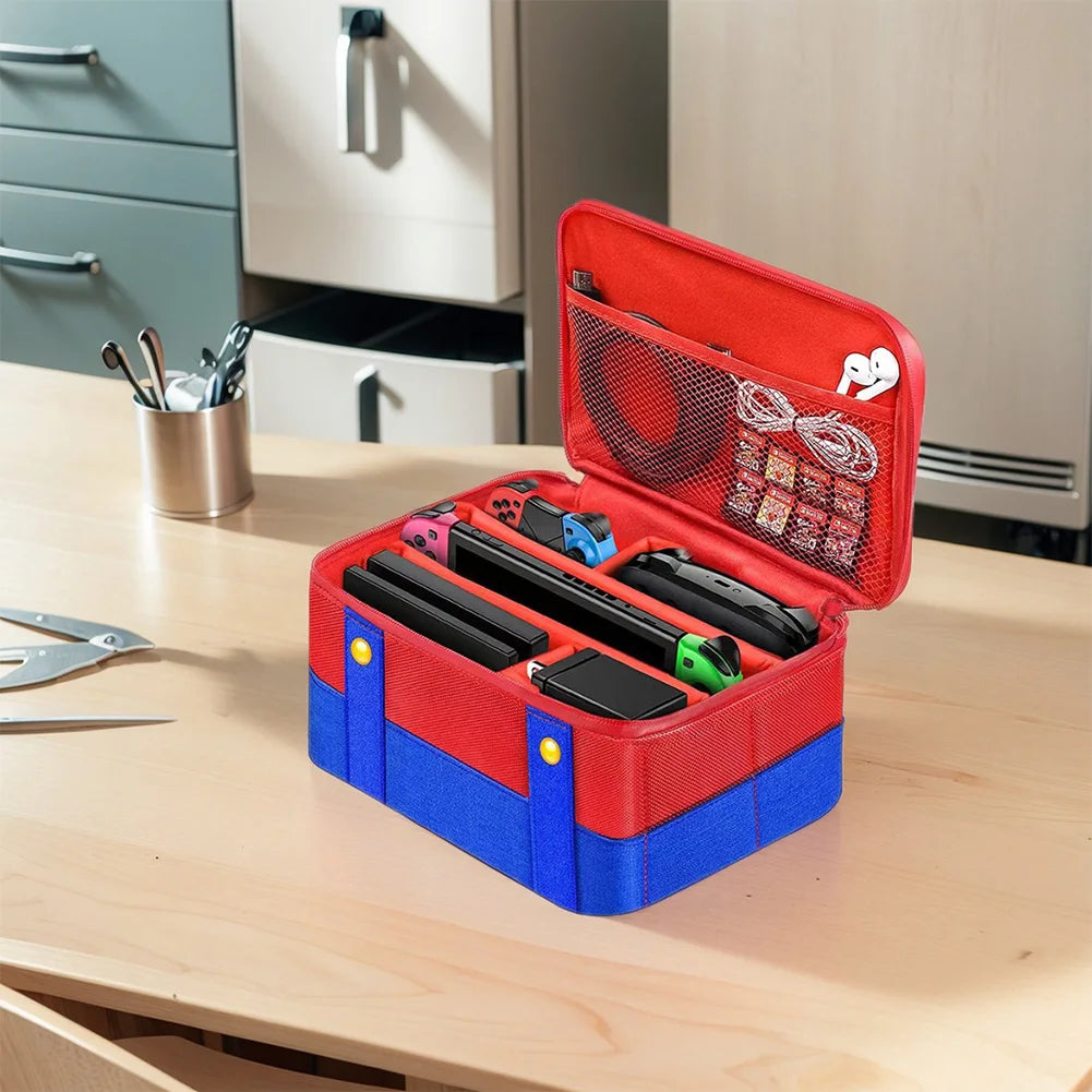 Large Waterproof Carrying Protective Case for Nintendo Switch OLED & NS