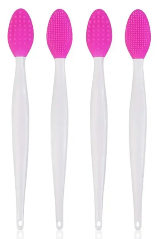 1PC/4PCS Silicone Facial Cleansing Brush for Face & Nose with Replacement Head