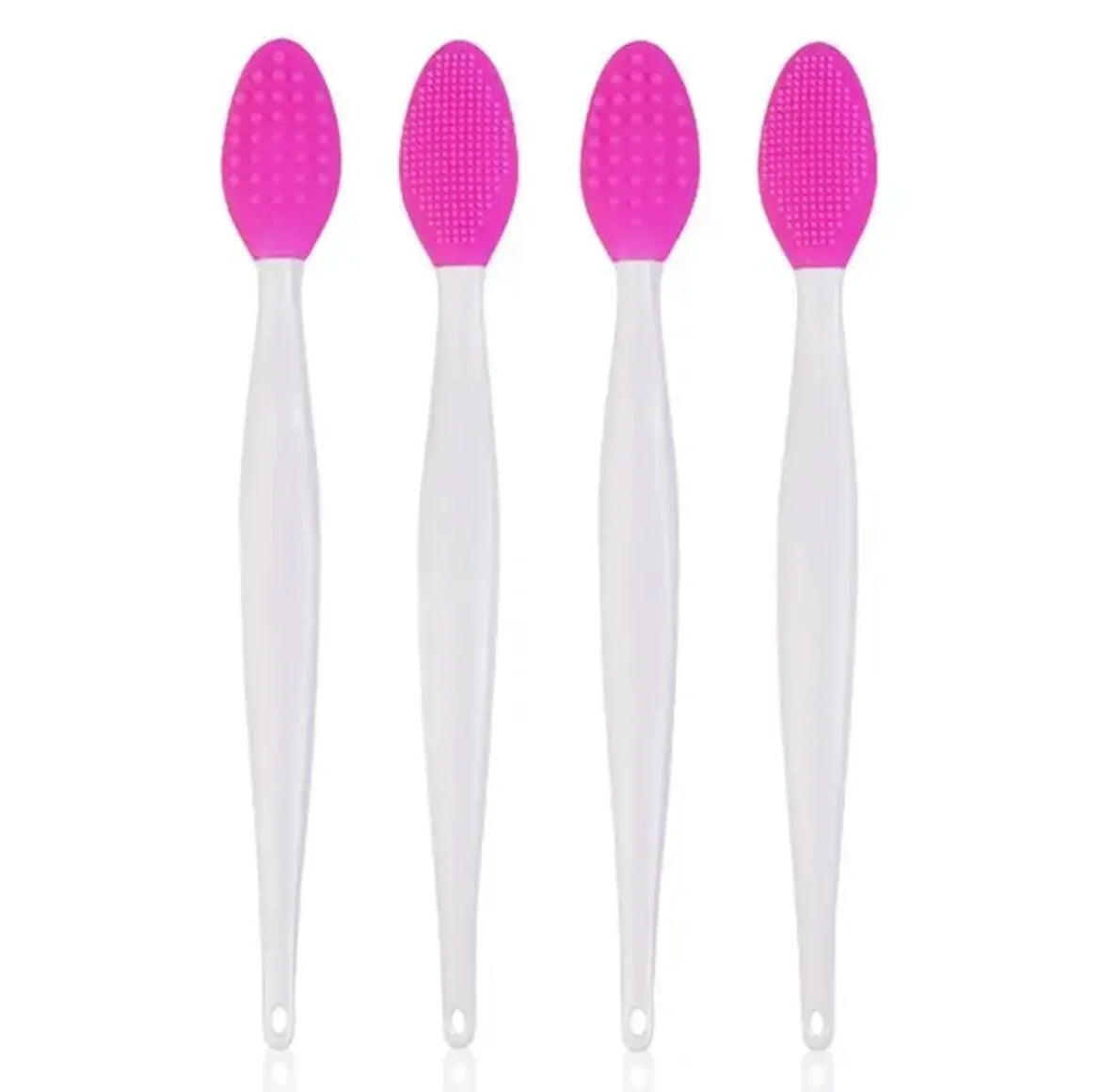 1PC/4PCS Silicone Facial Cleansing Brush for Face & Nose with Replacement Head