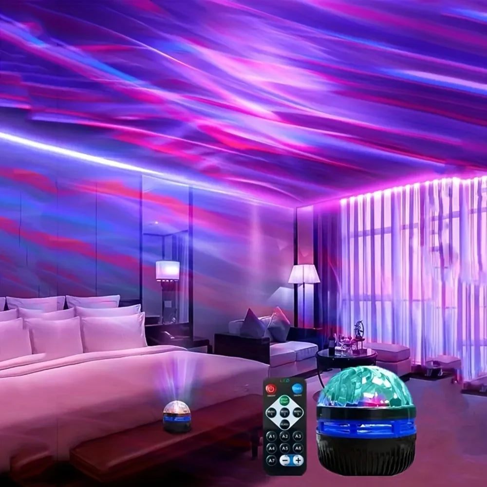 LED Starry Night Sky Aurora Galaxy Projector Light with Remote Control