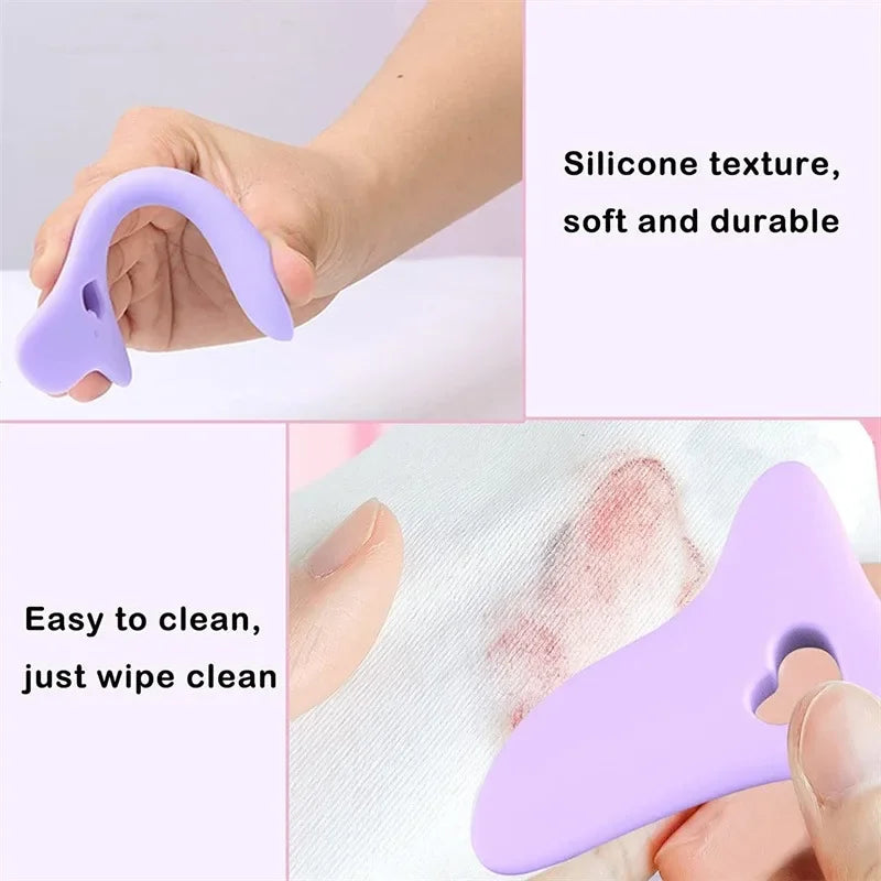 Reusable Silicone Eyeliner Stencil Wing Tips Makeup Aid Tool