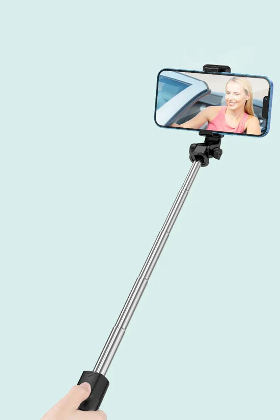3-in-1 Extendable Bluetooth Selfie Stick Tripod with Wireless Remote for Smartphones