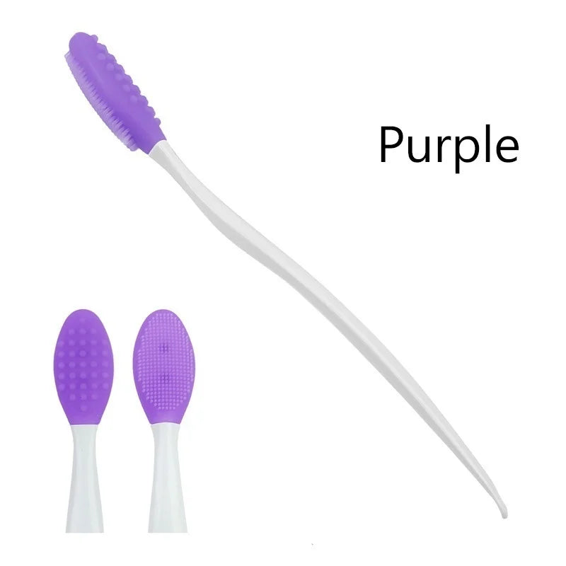1PC/4PCS Silicone Facial Cleansing Brush for Face & Nose with Replacement Head