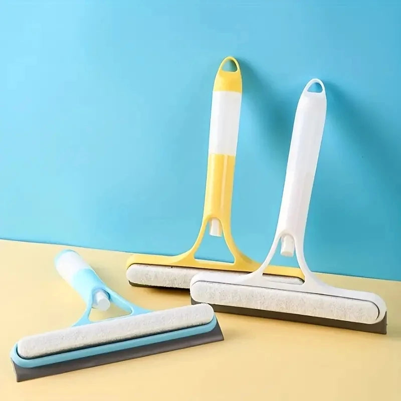 3-in-1 Window & Mirror Cleaning Spray Squeegee with Water Bottle