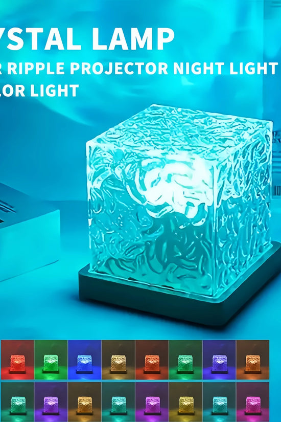 16-Color Ocean Wave Aurora Projector Lamp with Remote