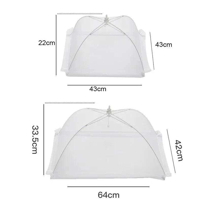 Foldable Washable Mesh Food Cover Tent for Table, Dish & Kitchen Insect Protection