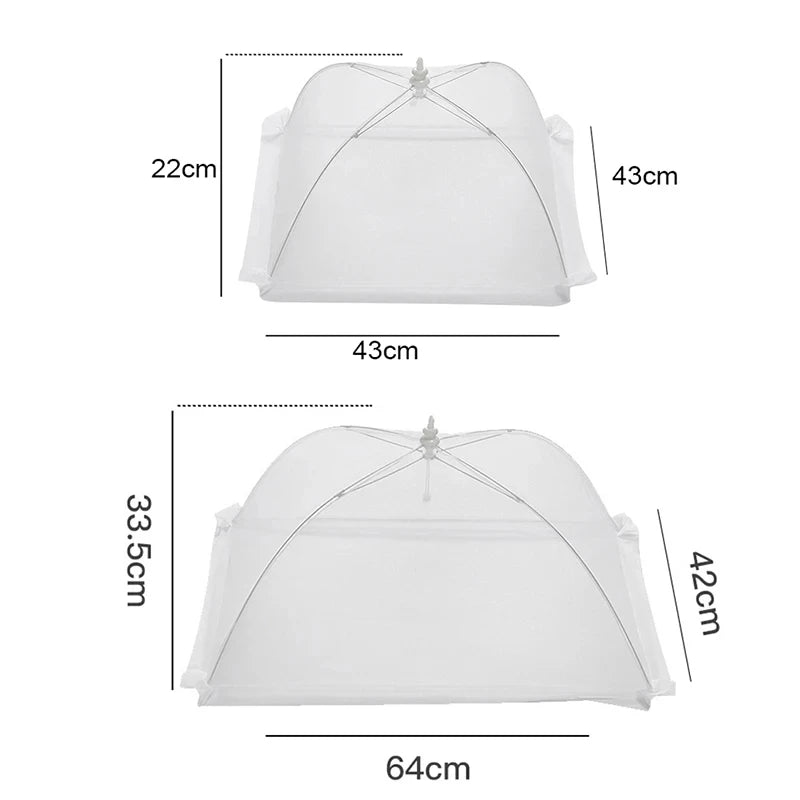 Foldable Washable Mesh Food Cover Tent for Table, Dish & Kitchen Insect Protection