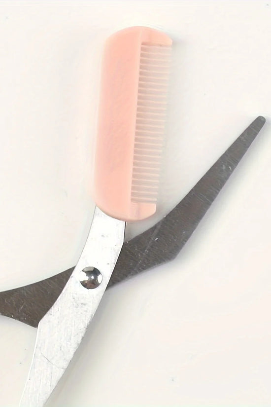 Stainless Steel Eyebrow Razor Scissor Trimmer for Beginners