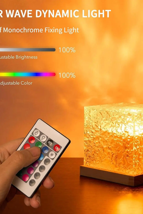 16-Color Ocean Wave Aurora Projector Lamp with Remote