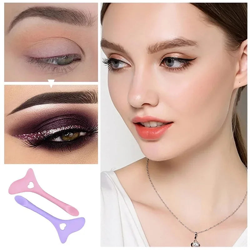 Reusable Silicone Eyeliner Stencil Wing Tips Makeup Aid Tool