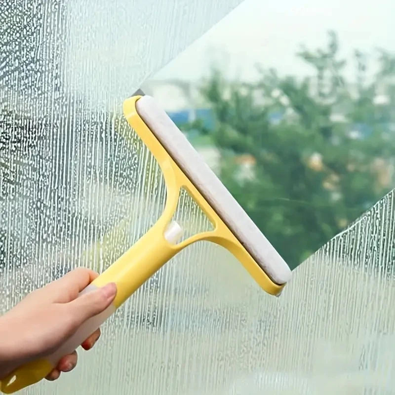 3-in-1 Window & Mirror Cleaning Spray Squeegee with Water Bottle