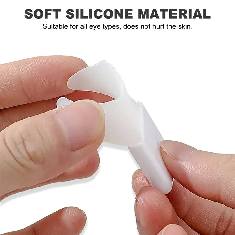 Reusable Silicone Eyeliner Stencil Wing Tips Makeup Aid Tool