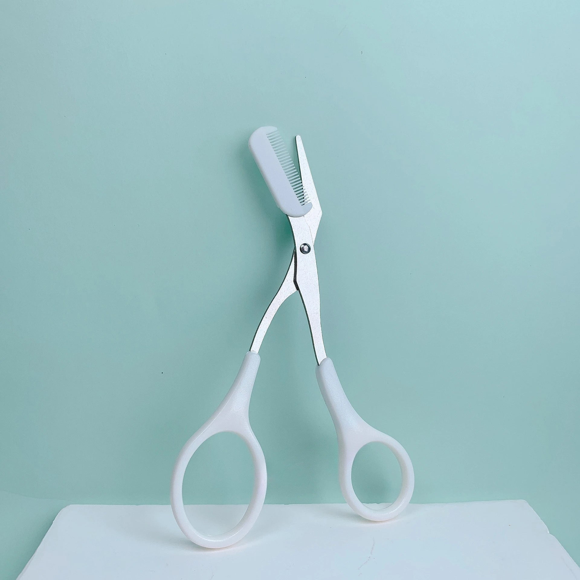 Stainless Steel Eyebrow Razor Scissor Trimmer for Beginners
