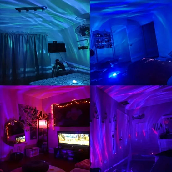 LED Starry Night Sky Aurora Galaxy Projector Light with Remote Control