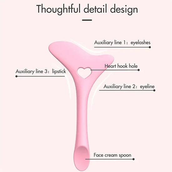 Reusable Silicone Eyeliner Stencil Wing Tips Makeup Aid Tool